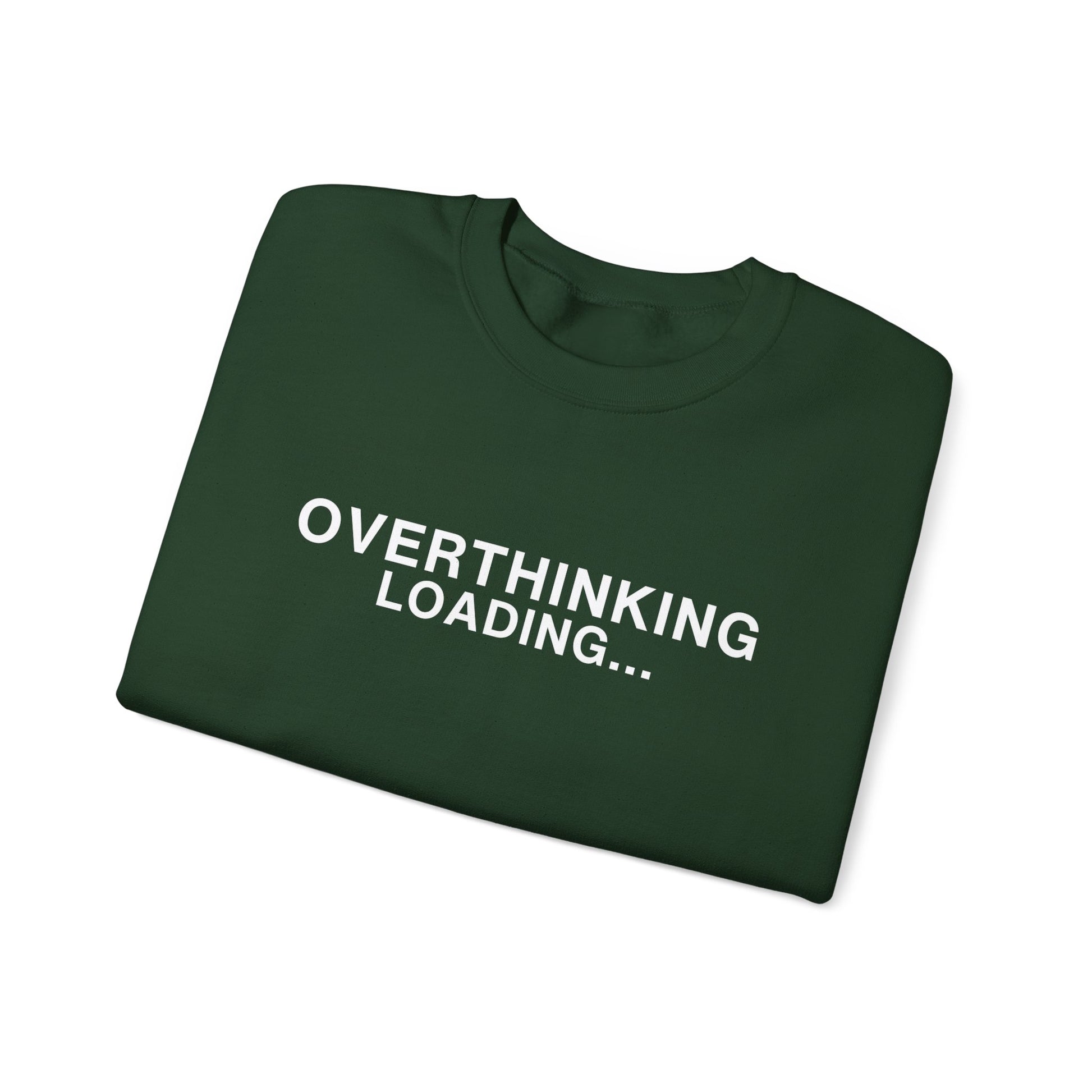 Overthinking Loading... Sweatshirt — Funny Mental Health Crewneck alternate view 12