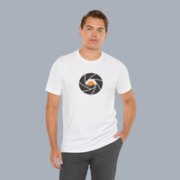 Camera Aperture Mountain T-Shirt — Photography & Outdoor Adventure Tee alternate view 10