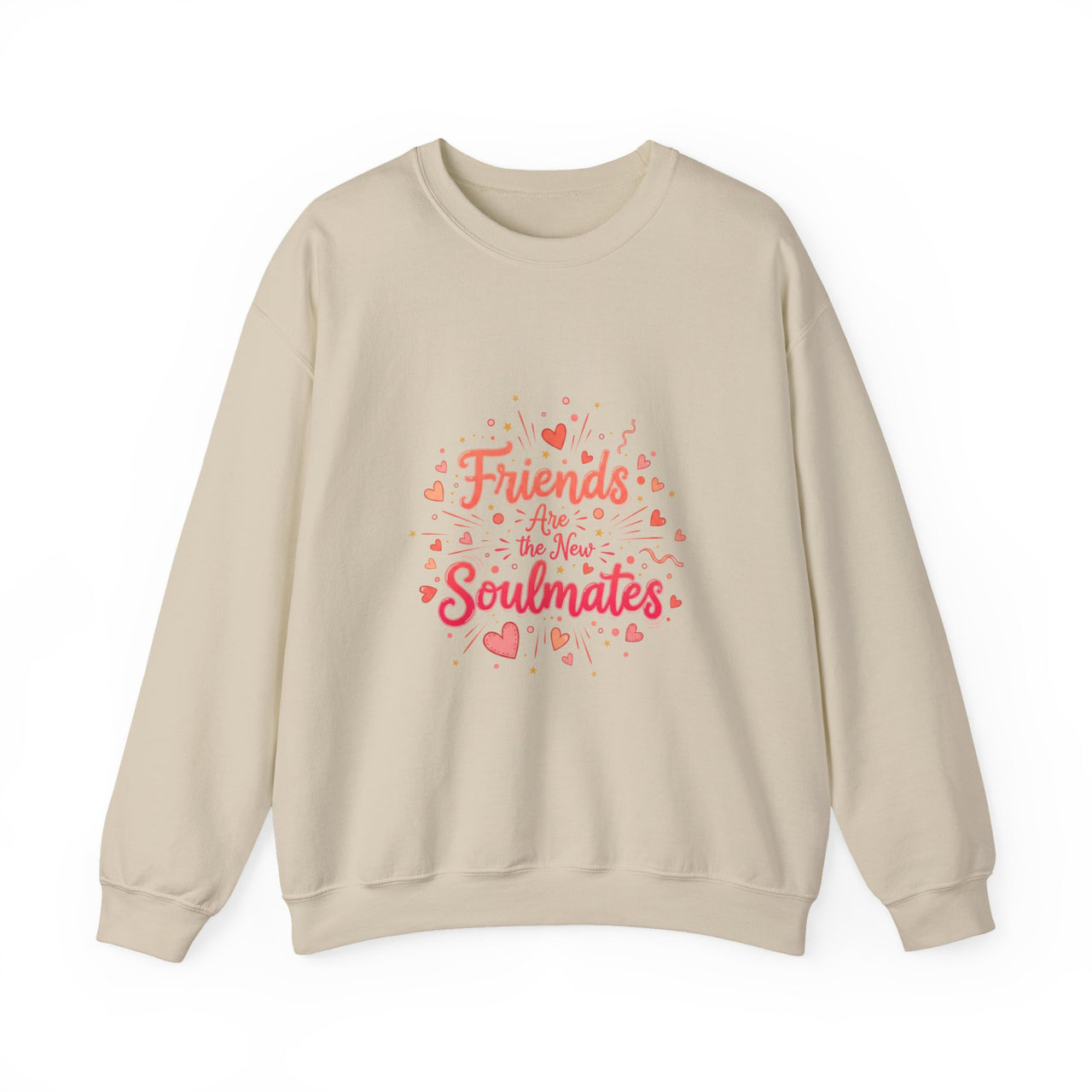 Friends Are the New Soulmates Sweatshirt | Galentine's crewneck, female friendship