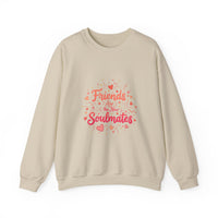 Friends Are the New Soulmates Sweatshirt | Galentine's crewneck, female friendship
