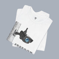 Surveillance Camera 'Freedom' Graphic T-Shirt alternate view 10