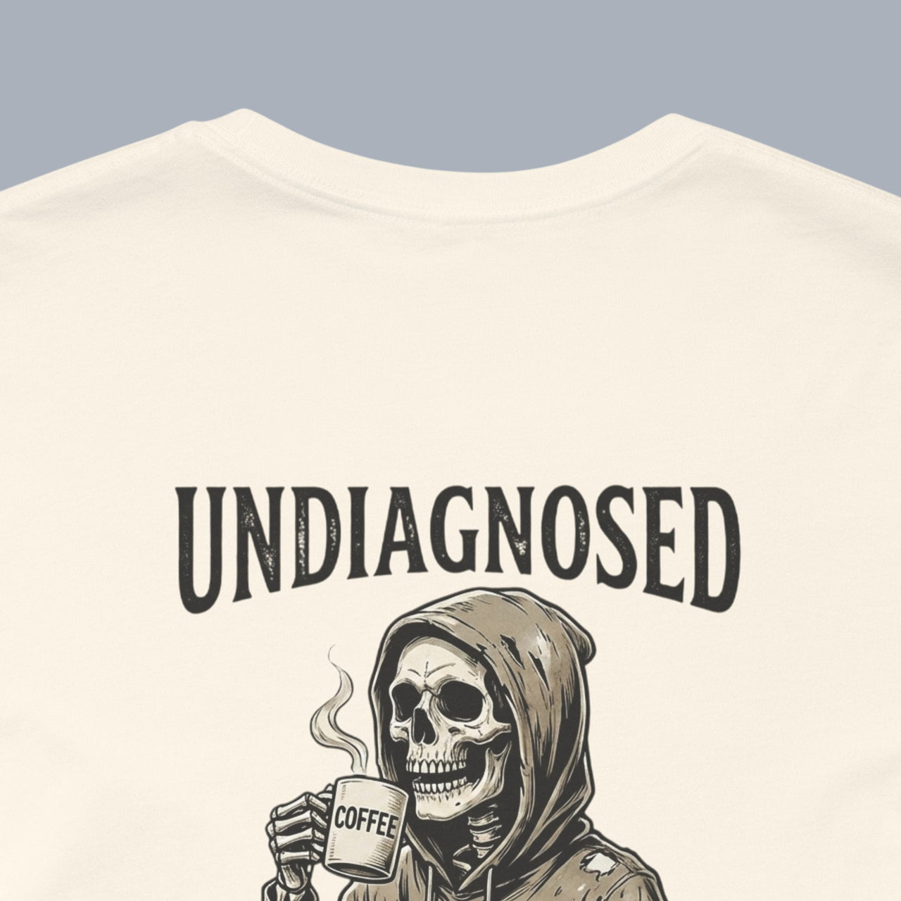 Undiagnosed Skull Tee — 'Undiagnosed but something's not right' Graphic T-Shirt