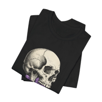 Skull with Purple Crystals Tee — Gothic Skull Crystal T‑Shirt alternate view 7