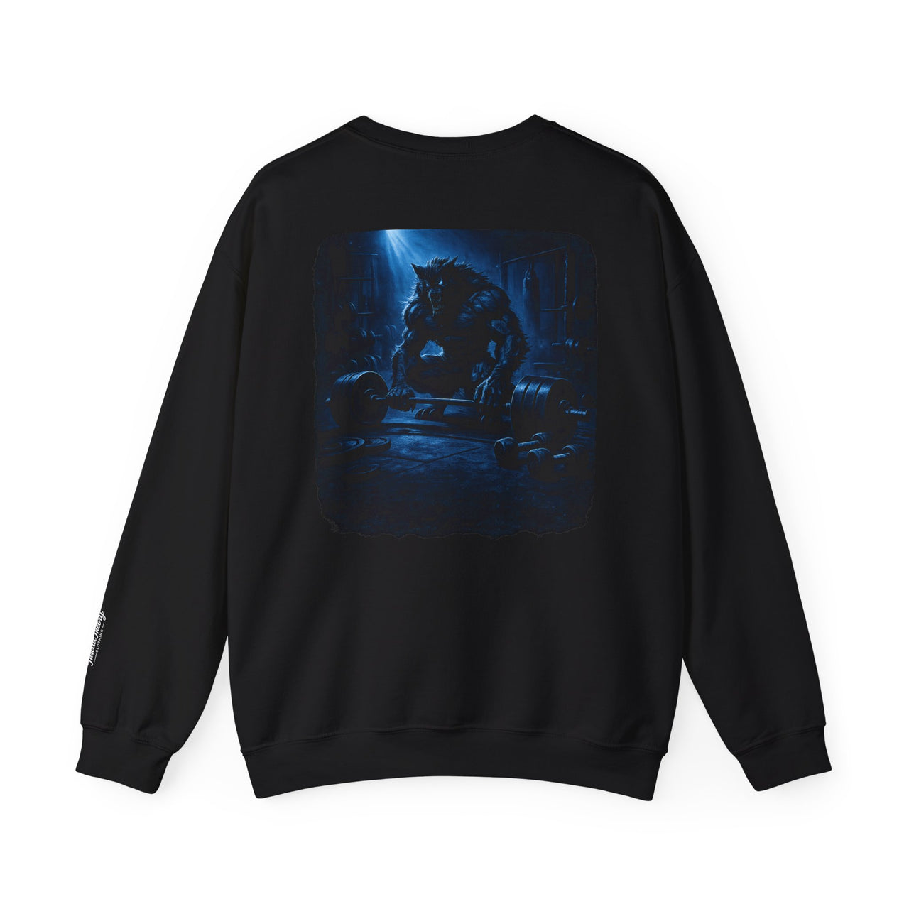 Crewneck Sweatshirt — "Where the Wild Things Are" Retro Monster Graphic alternate view 2