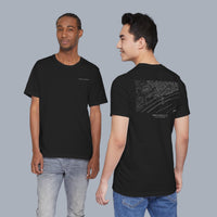 Venice Beach Map T‑Shirt — Minimal Coastal Map Graphic Tee