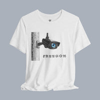 Surveillance Camera 'Freedom' Graphic T-Shirt alternate view 3