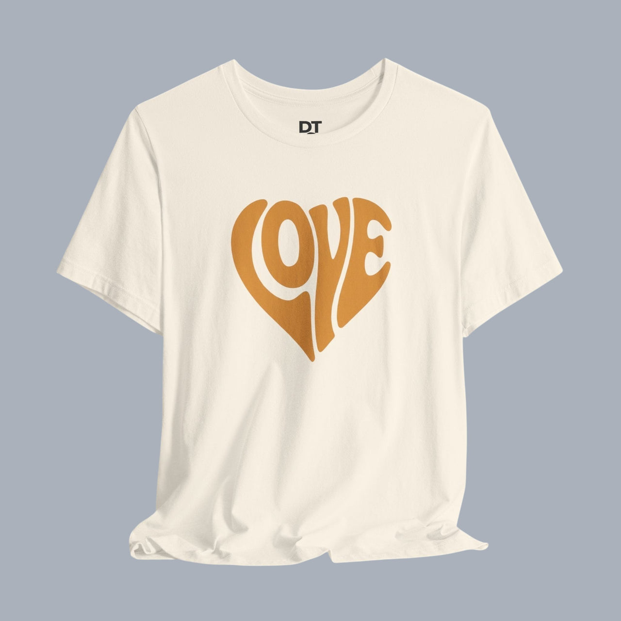 Love Heart Tee — Retro 70s Groove Graphic T-Shirt