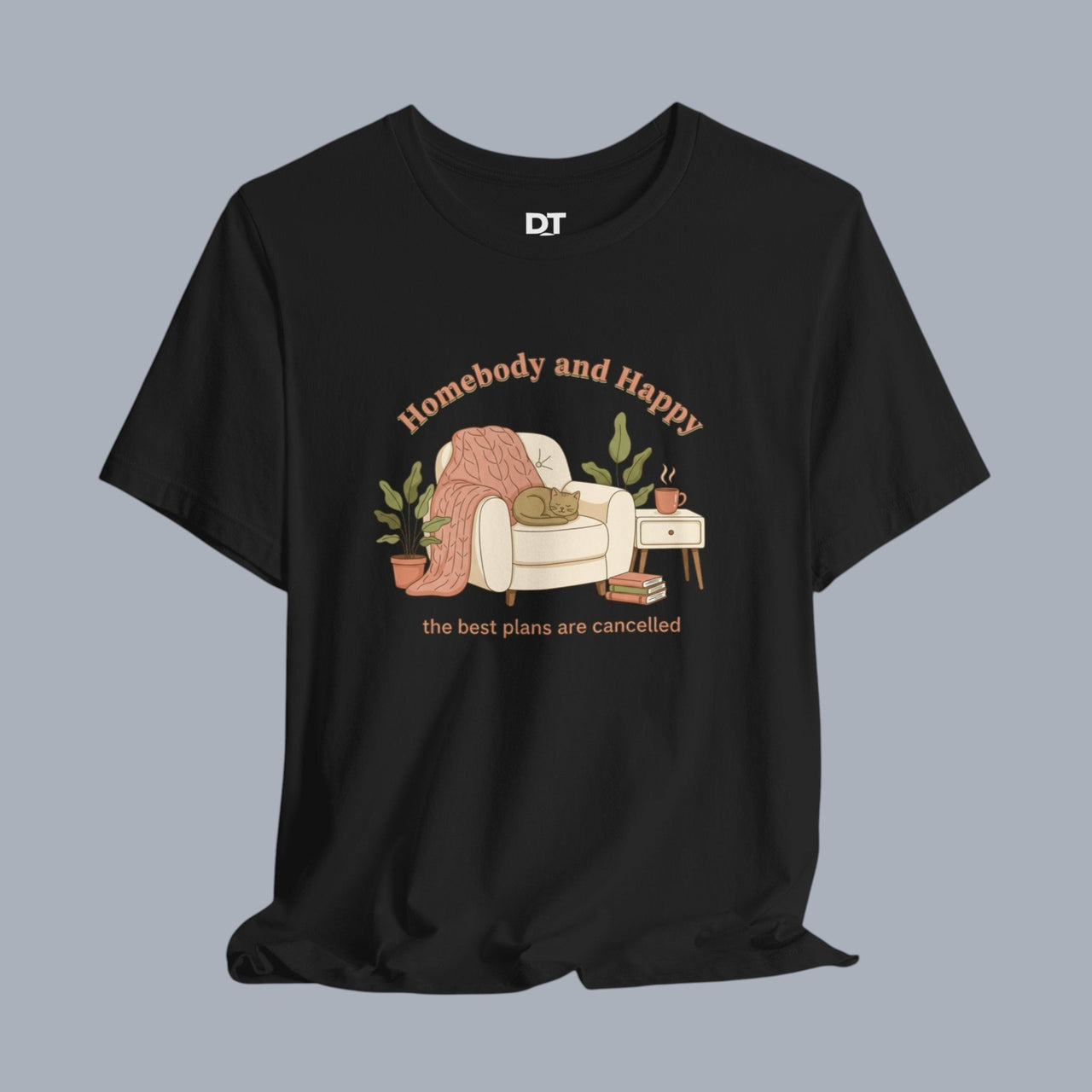 Homebody and Happy Tee | homebody, nesting hygge aesthetic