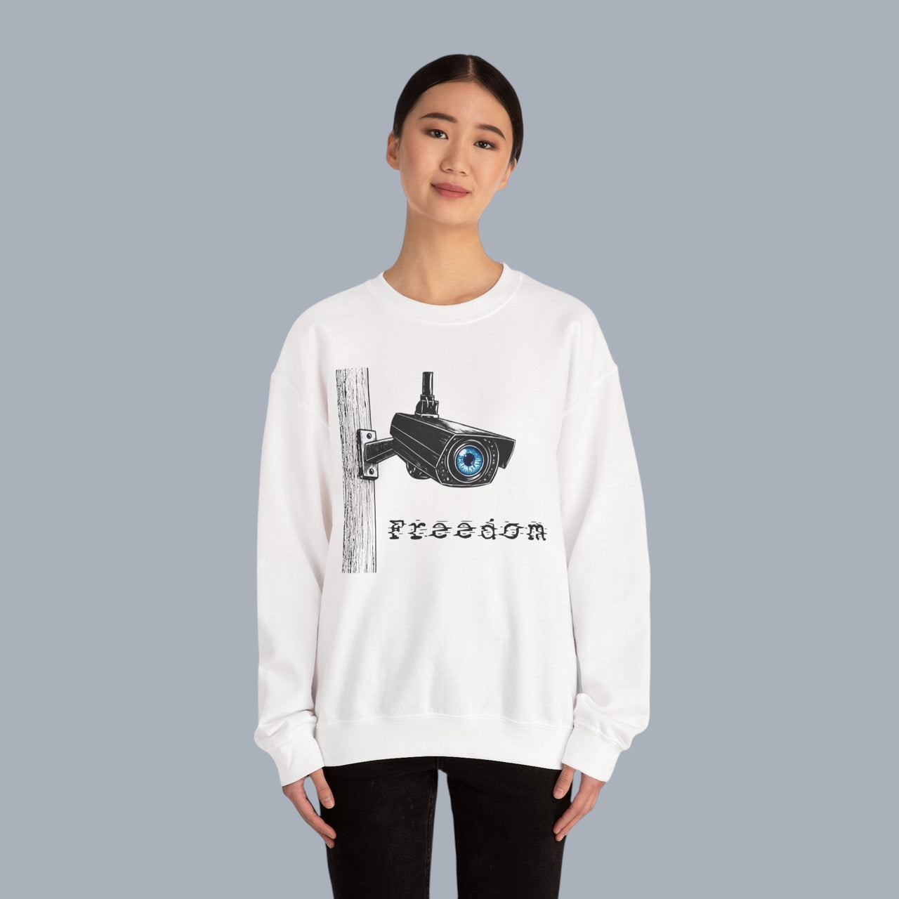 Freedom Surveillance Camera Crewneck Sweatshirt alternate view 10