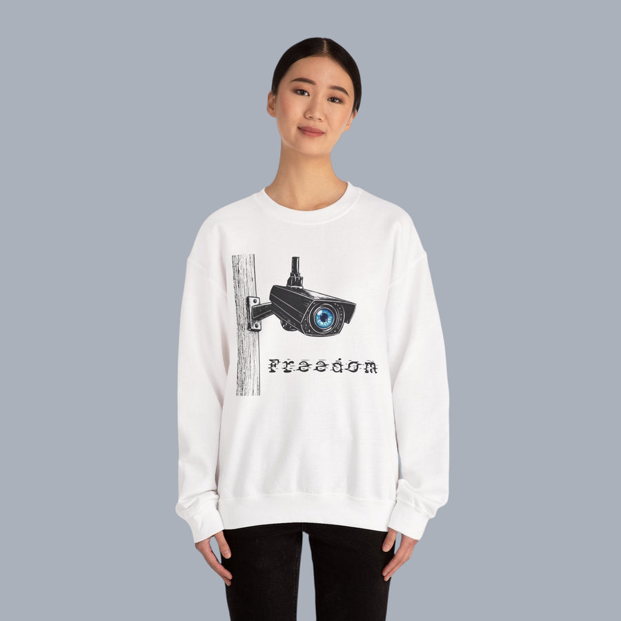 Freedom Surveillance Camera Crewneck Sweatshirt alternate view 10
