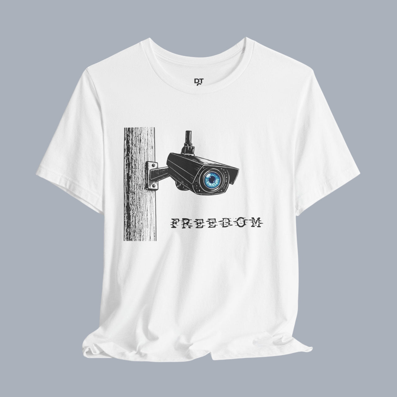 Surveillance Camera 'Freedom' Graphic T-Shirt product photo