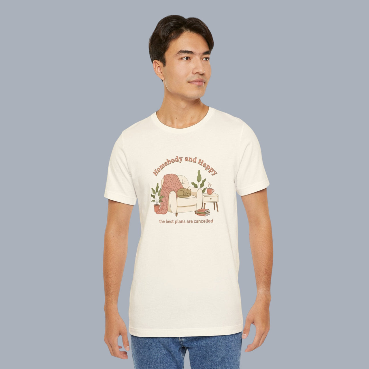 Homebody and Happy Tee | homebody, nesting hygge aesthetic