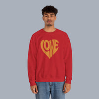 Crewneck Sweatshirt — Retro Heart 