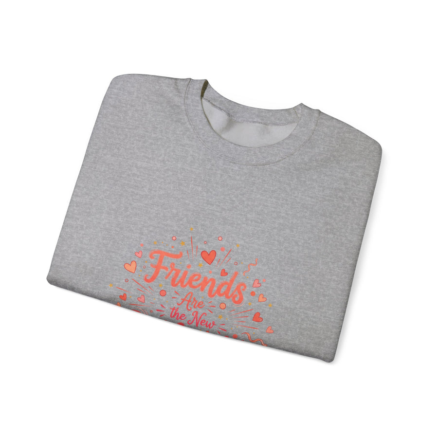 Friends Are the New Soulmates Sweatshirt | Galentine's crewneck, female friendship