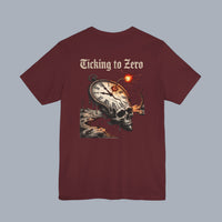 Ticking to Zero Skull Clock T-Shirt
