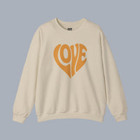 Crewneck Sweatshirt — Retro Heart 