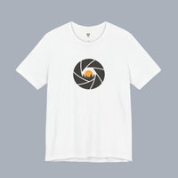 Camera Aperture Mountain T-Shirt — Photography & Outdoor Adventure Tee alternate view 12