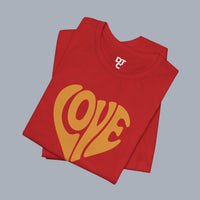Love Heart Tee — Retro 70s Groove Graphic T-Shirt