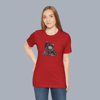 Surveillance Pigeon Cityscape Tee — Urban Bird Graphic T-Shirt alternate view 29