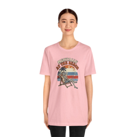 Mentally at the Beach T-Shirt — Retro Skeleton Beach Vibe Tee