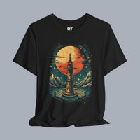 Vintage Telescope Tee — Vintage Space Adventure T‑Shirt
