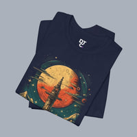 Vintage Telescope Tee — Vintage Space Adventure T‑Shirt