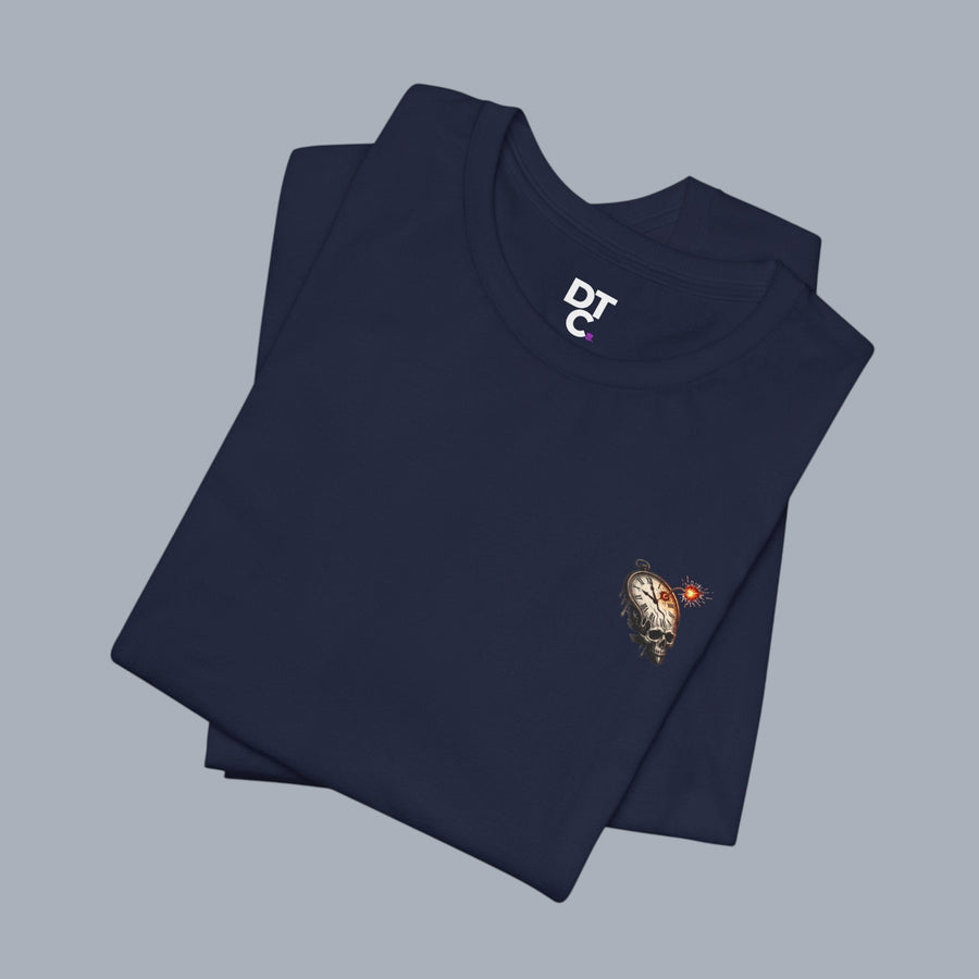 Ticking to Zero Skull Clock T-Shirt