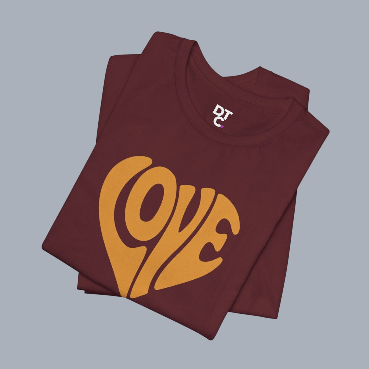Love Heart Tee — Retro 70s Groove Graphic T-Shirt