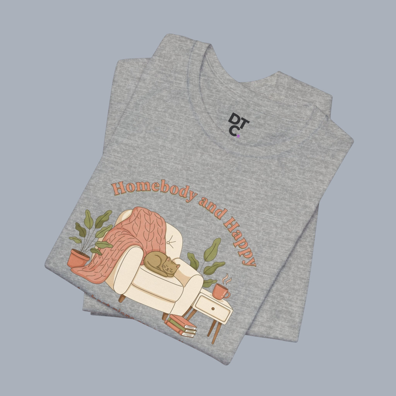 Homebody and Happy Tee | homebody, nesting hygge aesthetic