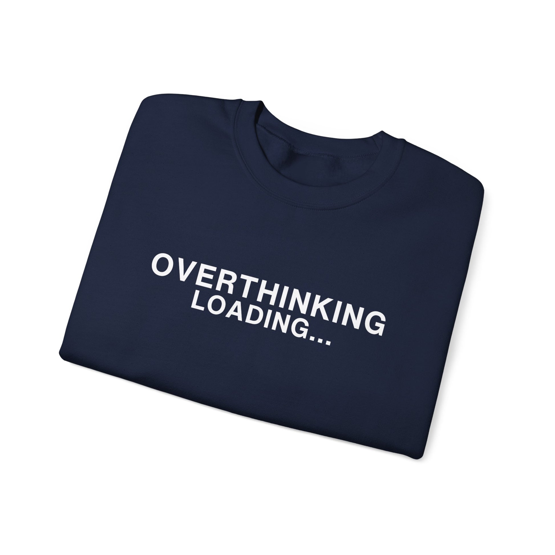 Overthinking Loading... Sweatshirt — Funny Mental Health Crewneck alternate view 14