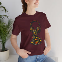 Melting Headphones Tee — Retro Vinyl Drip Music T-Shirt alternate view 18