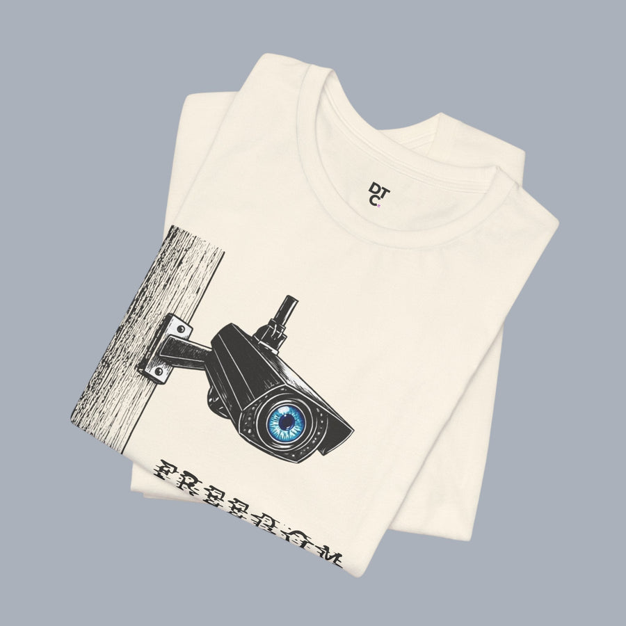 Surveillance Camera 'Freedom' Graphic T-Shirt alternate view 15