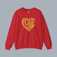 Crewneck Sweatshirt — Retro Heart 