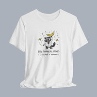 Funny Raccoon Tee — “Big Financial Moves (I secured a banana)” Graphic T-Shirt alternate view 5