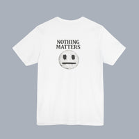 Nothing Matters Tee - Grunge Smiley Graphic T-Shirt alternate view 3