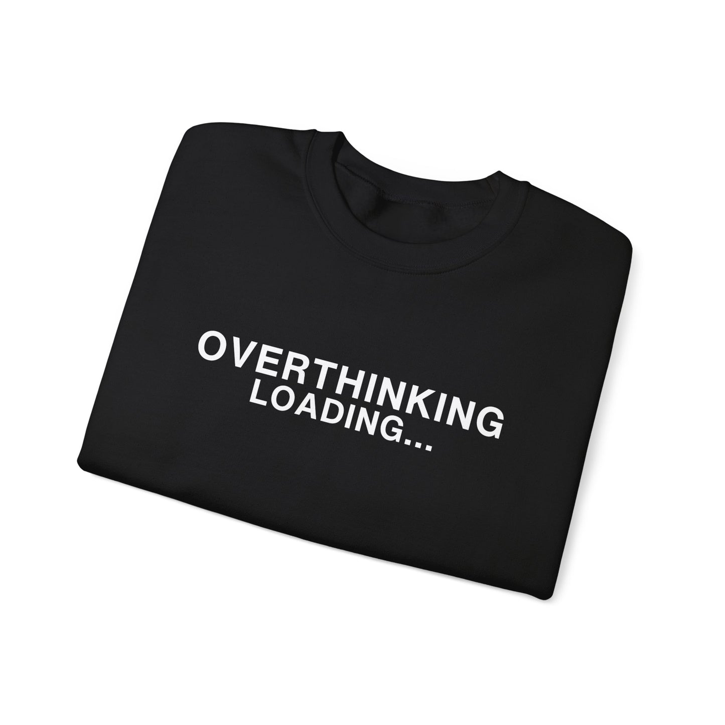 Overthinking Loading... Sweatshirt — Funny Mental Health Crewneck alternate view 8