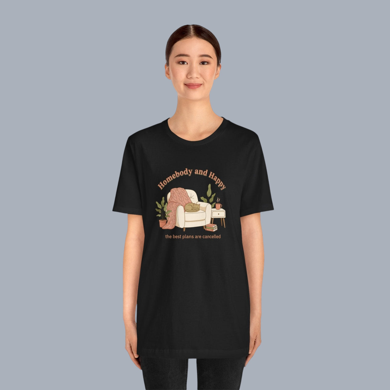 Homebody and Happy Tee | homebody, nesting hygge aesthetic