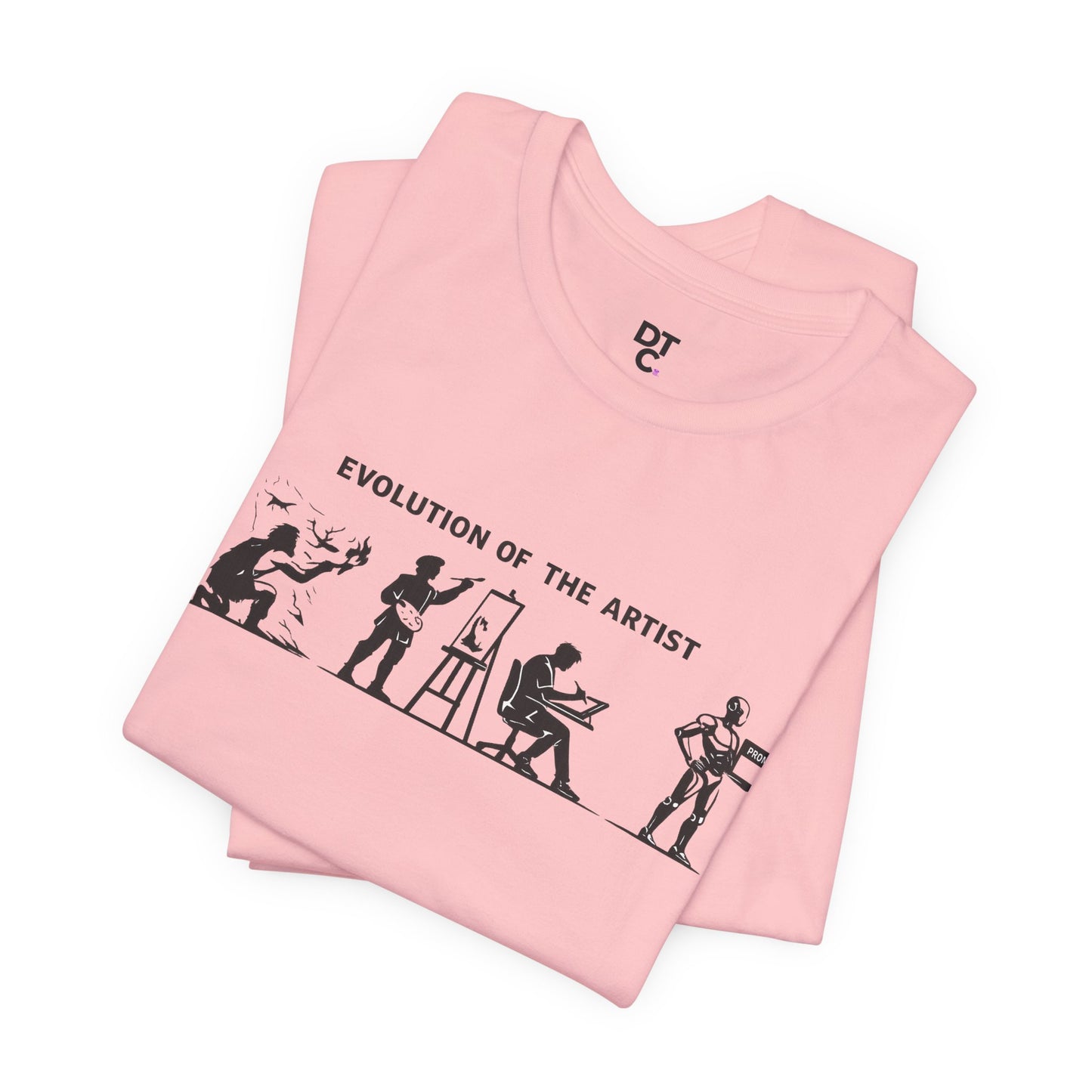 Artist Evolution T-Shirt – “Evolution of the Artist” Graphic Tee alternate view 19