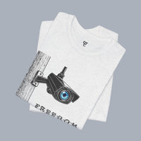 Surveillance Camera 'Freedom' Graphic T-Shirt alternate view 13