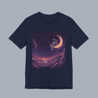 Astronaut Moon Fishing T‑Shirt — Dreamy Cosmic Scene Graphic Tee alternate view 15
