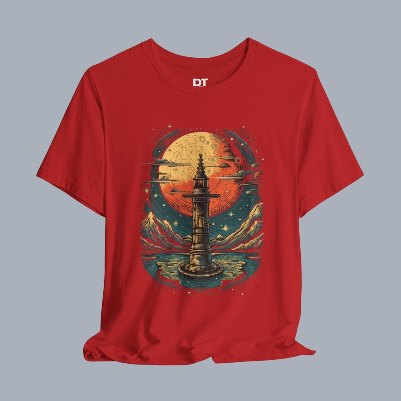Vintage Telescope Tee — Vintage Space Adventure T‑Shirt