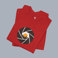 Camera Aperture Mountain T-Shirt — Photography & Outdoor Adventure Tee alternate view 34