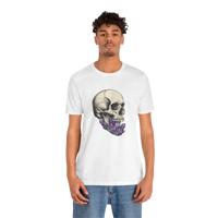 Skull with Purple Crystals Tee — Gothic Skull Crystal T‑Shirt alternate view 4