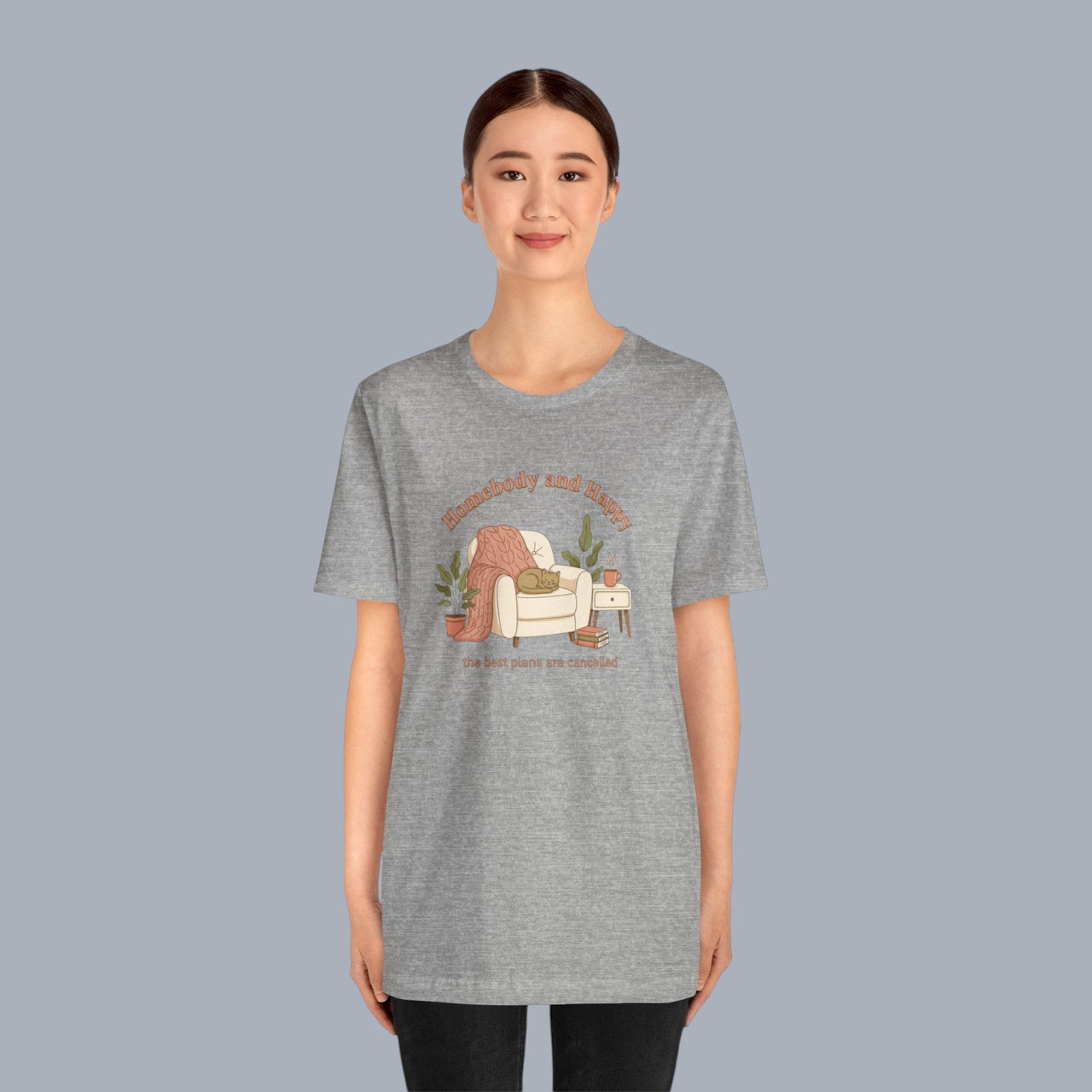 Homebody and Happy Tee | homebody, nesting hygge aesthetic