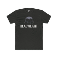 DailyThreadCo. dark grey cotton t-shirt with a vintage gothic skull logo and 