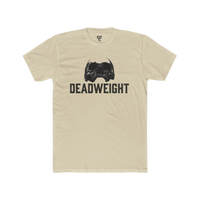 DailyThreadCo. cream cotton graphic tee with black skull and 