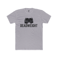 DailyThreadCo. light grey cotton t-shirt with a black skull graphic and 