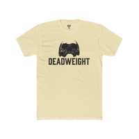 DailyThreadCo. cream cotton t-shirt with a black skull graphic and 
