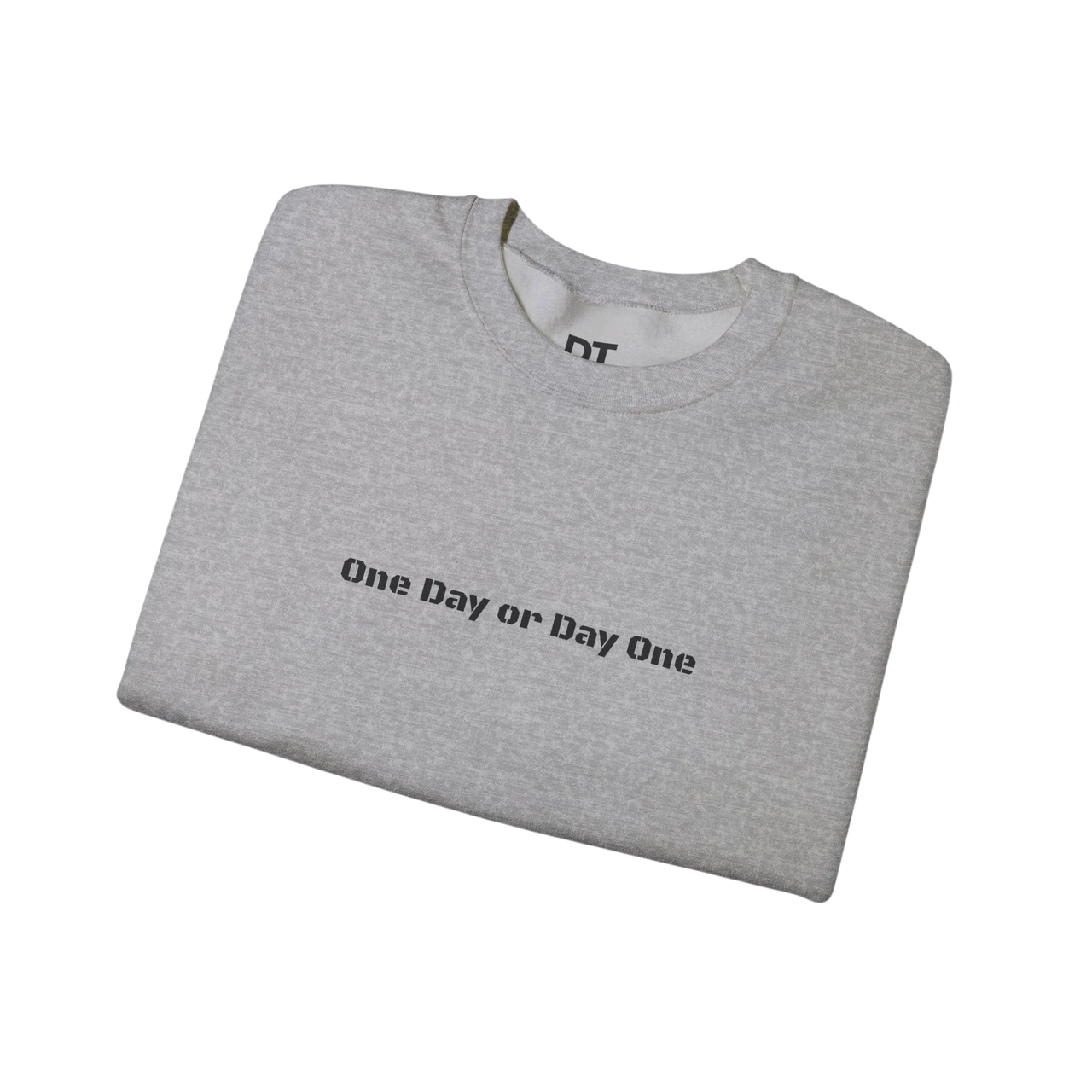 DailyThreadCo. light grey crewneck sweatshirt with