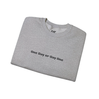 DailyThreadCo. light grey crewneck sweatshirt with